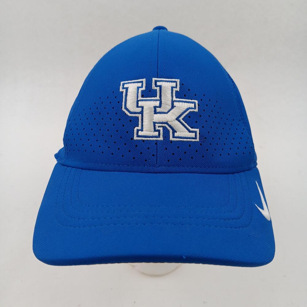 Kentucky Wildcats Hat Cap Strap Back Mens One Size Blue NCAA Basketball Nike